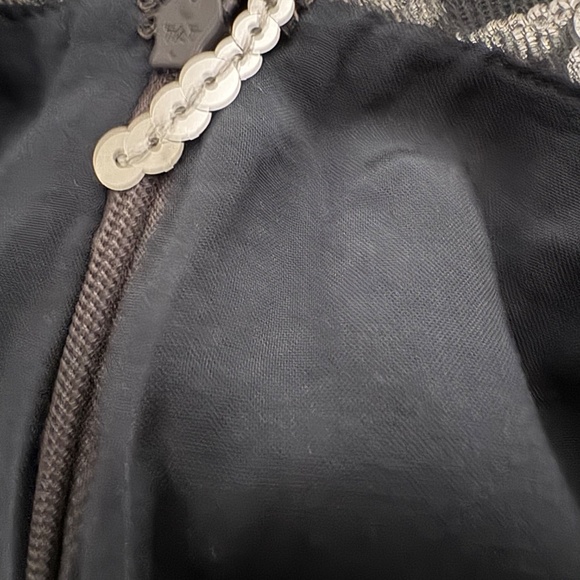 Anthropologie Maeve Silver Sequin Midi Skirt-12-NWT - Picture 4 of 9